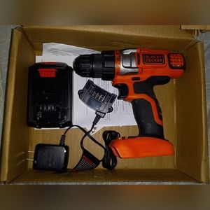 Black and Decker 20V Drill w/ Battery and Charger